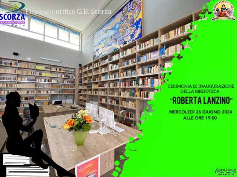 Inaugurazione della nuova Biblioteca “Roberta Lanzino”