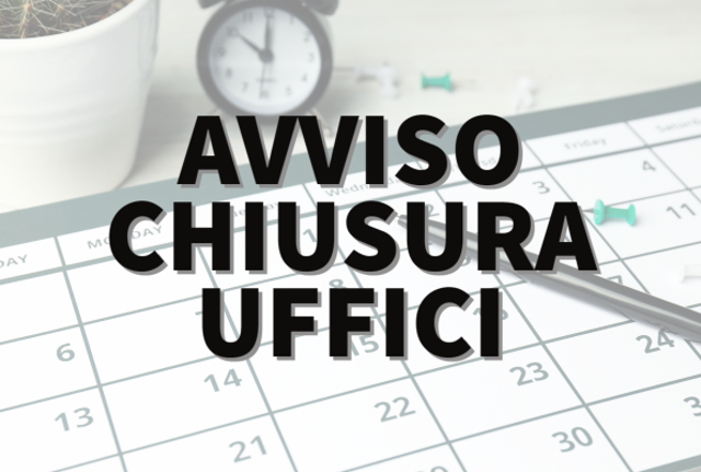 AVVISO CHIUSURA UFFICI PER ESAMI DI STATO 2023-2024