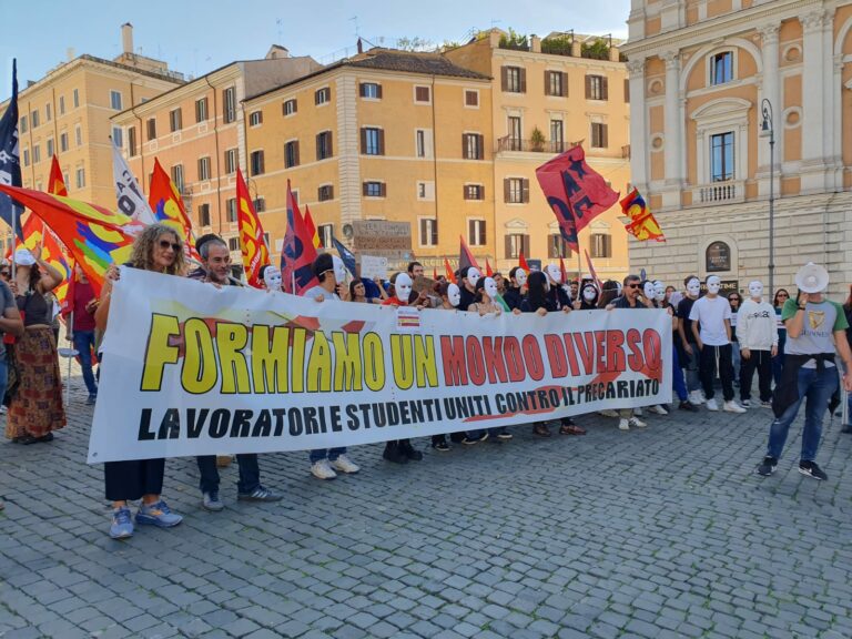 USB Scuola al fianco dei precari in una giornata importante di rilancio della lotta